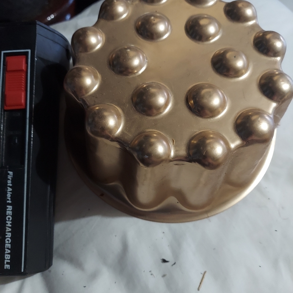 Vintage copper mold